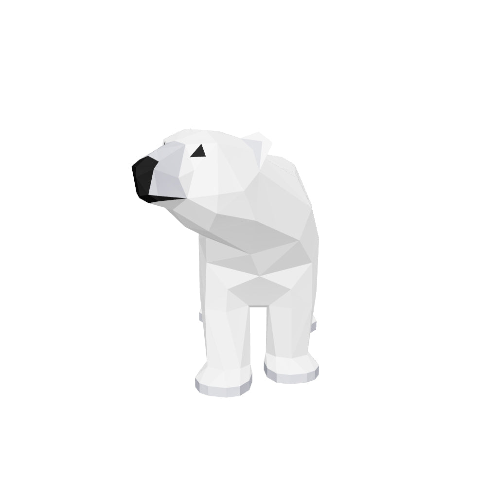 Polar Bear hotsell Sculptures | 3D Building Blocks | DIY Model Kit